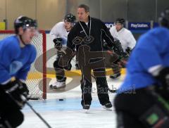 DEL - ERC Ingolstadt - Erstes Training des neuen Trainers Rich Chernomaz