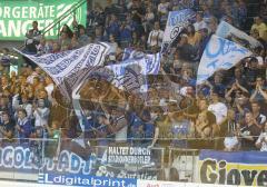 Vorbereitung - ERC Ingolstadt - Zagreb 7:4 - Fans Fahnen Jubel