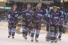 DEL - ERC Ingolstadt - Hamburg Freezers - Jubel Sieg Fans