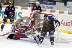 DEL - ERC Ingolstadt - Augsburger Panther 4:3 - Jared Ross mit dem 1:0 Tor Jubel