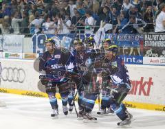 DEL - ERC Ingolstadt - Eisbären Berlin 4:5 n.P. - Tor Derek Hahn Fans Jubel