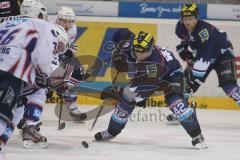 DEL - ERC Ingolstadt - Adler Mannheim - Jared Ross gewinnt den Bully