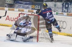 DEL - ERC Ingolstadt - Hamburg Freezers - Tor Michel Periard 1:0 Jubel