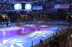 DEL - ERC Ingolstadt - Adler Mannheim - Leuchtstabaktion in der Arena Fans Choreographie