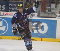 DEL - ERC Ingolstadt - Isrlohn Roosters - Tor Jubel Joe Motzko