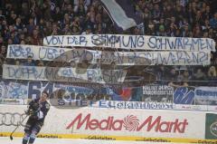 DEL - ERC Ingolstadt - Hamburg Freezers - Fans Spruchband Sky