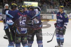 DEL - ERC Ingolstadt - Iserlohn Roosters - Tor durch Jared Ross, Jubel