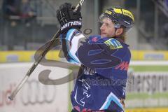 DEL - ERC Ingolstadt - Hannover Scorpions - Tim Hambly jubelt