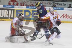 DEL - ERC Ingolstadt - DEG Düsseldorf - Luciano Aquino am Tor