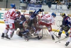 DEL - ERC Ingolstadt - Augsburger Panther 4:3 - Stress am Tor