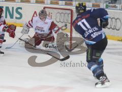 ERC Ingolstadt - Kölner Haie - Christoph Gawlik Tor Jubel