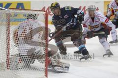 DEL - ERC Ingolstadt - DEG Düsseldorf - Joe Motzko am Tor