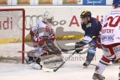 DEL - ERC Ingolstadt - Augsburg Panther - Jared Ross mit der Führung zm 3:1 Tor Jubel