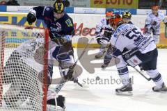 DEL - ERC Ingolstadt - Iserlohn Roosters - Jeremy Reich am Tor