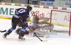 DEL - ERC Ingolstadt - Hannover Scorpions - 3:0 - Derek Hahn erzielt das 1:0