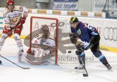 DEL - ERC Ingolstadt - Hannover Scorpions - 3:0 - Felix Schütz am Tor