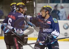 ERC Ingolstadt - EHC München - Tor zum 1:0, durch Jakub Ficenec, Jubel