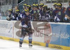 DEL - ERC Ingolstadt - Augsburger Panther 4:3 - Tor Jubel Tyler Bouck