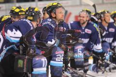 DEL - ERC Ingolstadt - Augsburg Panther - Timmy Petterson vor den Fans