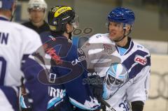 DEL - ERC Ingolstadt - Hamburg Freezers - Luciano Aquino im Streit