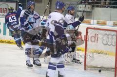 DEL - ERC Ingolstadt - Hamburg Freezers - Tor Derek Hahn Jubel