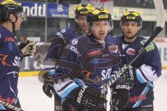 DEL - ERC Ingolstadt - Nürnberg Ice Tigers - Tor für Michel Periard Jubel 2:3