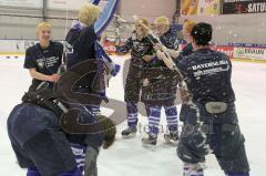 Jugend - ERC Ingolstadt - ERV Schweinfurt - Aufstieg Bayernliga - Bierdusche Jubeln