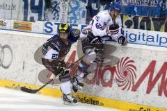 DEL - ERC Ingolstadt - Adler Mannheim - Playoff - 1.Halbfinale Check an der Bande, Petr Fical