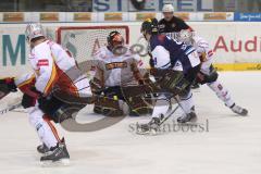 DEL - ERC Ingolstadt - DEG Metro Stars - Playoff 3 - Verlängerung Thomas Greilinger am Tor