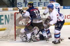 DEL - ERC Ingolstadt - Adler Mannheim - Playoff - 1.Halbfinale - Jeremy Reich verpasst das Tor