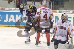 DEL - ERC Ingolstadt - DEG Düsseldorf Metro Stars . Playoff - Viertelfinale - Tor Jubel Derek Hahn