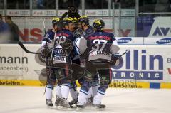 DEL - ERC Ingolstadt - Adler Mannheim - Playoff - 3.Halbfinale - 2:0 für ERC durch Tim Hambly Jubel