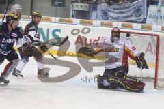 DEL - ERC Ingolstadt - DEG Metro Stars - Playoff 3 - Derek Hahn mit Schuss aufs Tor