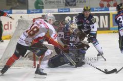 DEL - ERC Ingolstadt - DEG Düsseldorf Metro Stars . Playoff - Viertelfinale - Ian Gordon im Tor