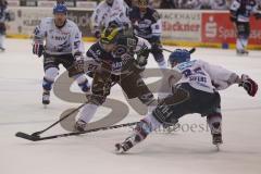 DEL - ERC Ingolstadt - Adler Mannheim - Playoff - 1.Halbfinale - Ausverkaufte Saturn Arena-Petr Fical läuft ins Angriffsdrittel