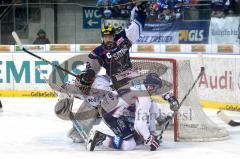 DEL - ERC Ingolstadt - Adler Mannheim - Playoff - 3.Halbfinale - Tyler Bouck im Tor