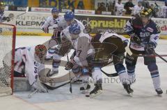 DEL - ERC Ingolstadt - Adler Mannheim - Playoff - 1.Halbfinale - Ausverkaufte Saturn Arena- Chris Heid mit der Chance zum Anschlusstreffer