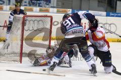 DEL - ERC Ingolstadt - DEG Metro Stars Düsseldorf - Playoff - Luciano Aquino verfehlt das Tor