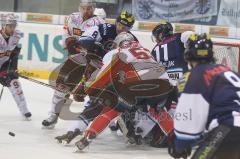 DEL - ERC Ingolstadt - DEG Metro Stars - Playoff 3 - Tumult am Tor mittendrin Christoph Gawlik