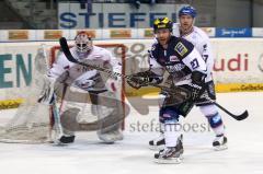 DEL - ERC Ingolstadt - Adler Mannheim - Playoff - 1.Halbfinale - Petr Fical fordert den Puck