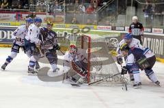 DEL - ERC Ingolstadt - Adler Mannheim - Playoff - 3.Halbfinale - Kris Sparre mit Bauerntrick