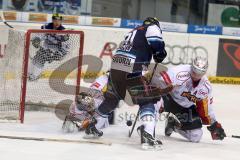 DEL - ERC Ingolstadt - DEG Metro Stars Düsseldorf - Playoff - Luciano Aquino verfehlt das Tor