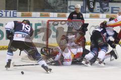 DEL - ERC Ingolstadt - DEG Metro Stars - Playoff 3 - Chance für Joe Motzko und schlägt am Puck vorbei