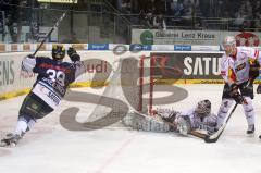 DEL - ERC Ingolstadt - DEG Düsseldorf Metro Stars . Playoff - Viertelfinale - 3:1 Tor Thomas Greilinger Jubel