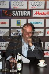 Rudi Hofweber und Jim Boni bei der Pressekonferenz zur European Trophy 2010