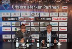 Rudi Hofweber und Jim Boni bei der Pressekonferenz zur European Trophy 2010