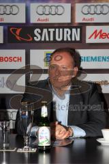 Rudi Hofweber und Jim Boni bei der Pressekonferenz zur European Trophy 2010