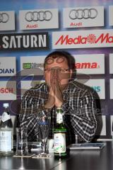 Rudi Hofweber und Jim Boni bei der Pressekonferenz zur European Trophy 2010