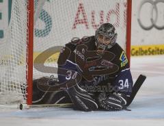 Testspiel - ERC Ingolstadt - Adler Mannheim 2:3 - Torwart Ian Gordon