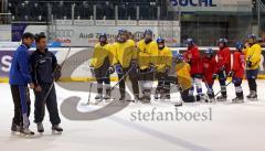 ERC Ingolstadt - Jugendtraining mit den Trainern Peter Bares und Terry Campbell